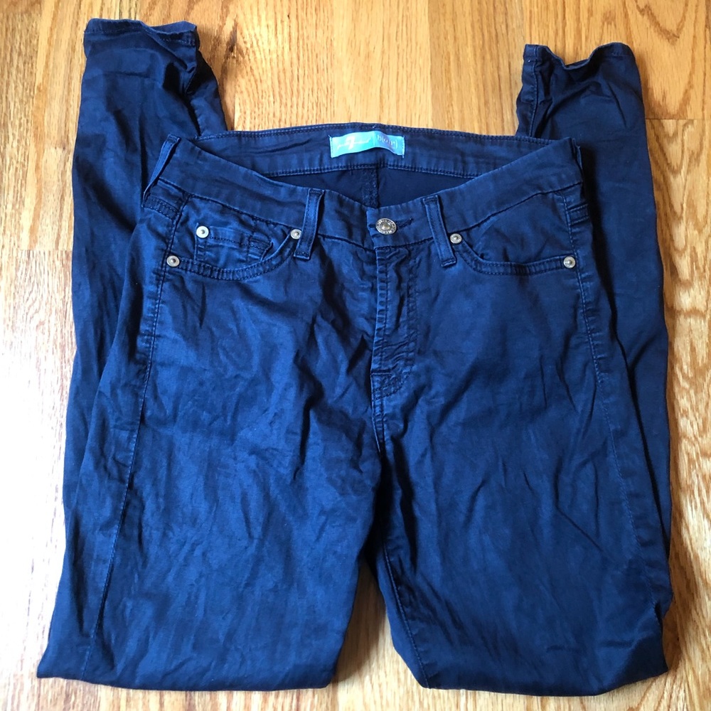 7 for all mankind b(air) ankle skinny jeans - Picture 4 of 10